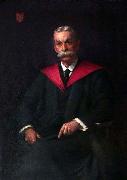 unknow artist A contemporary replica of a painting of Percy Shaw Jeffrey, headmaster and academic, presented to him on his retirement; it shows him sitting in his r Spain oil painting reproduction